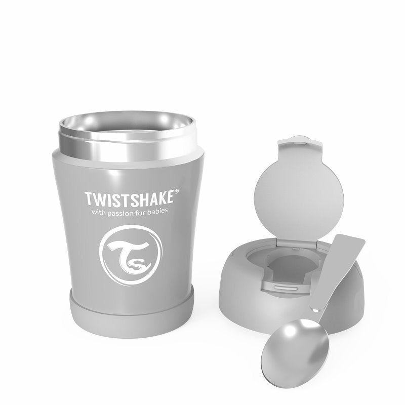 Twistshake® Termo posodica za hrano 350ml Grey Twistshake