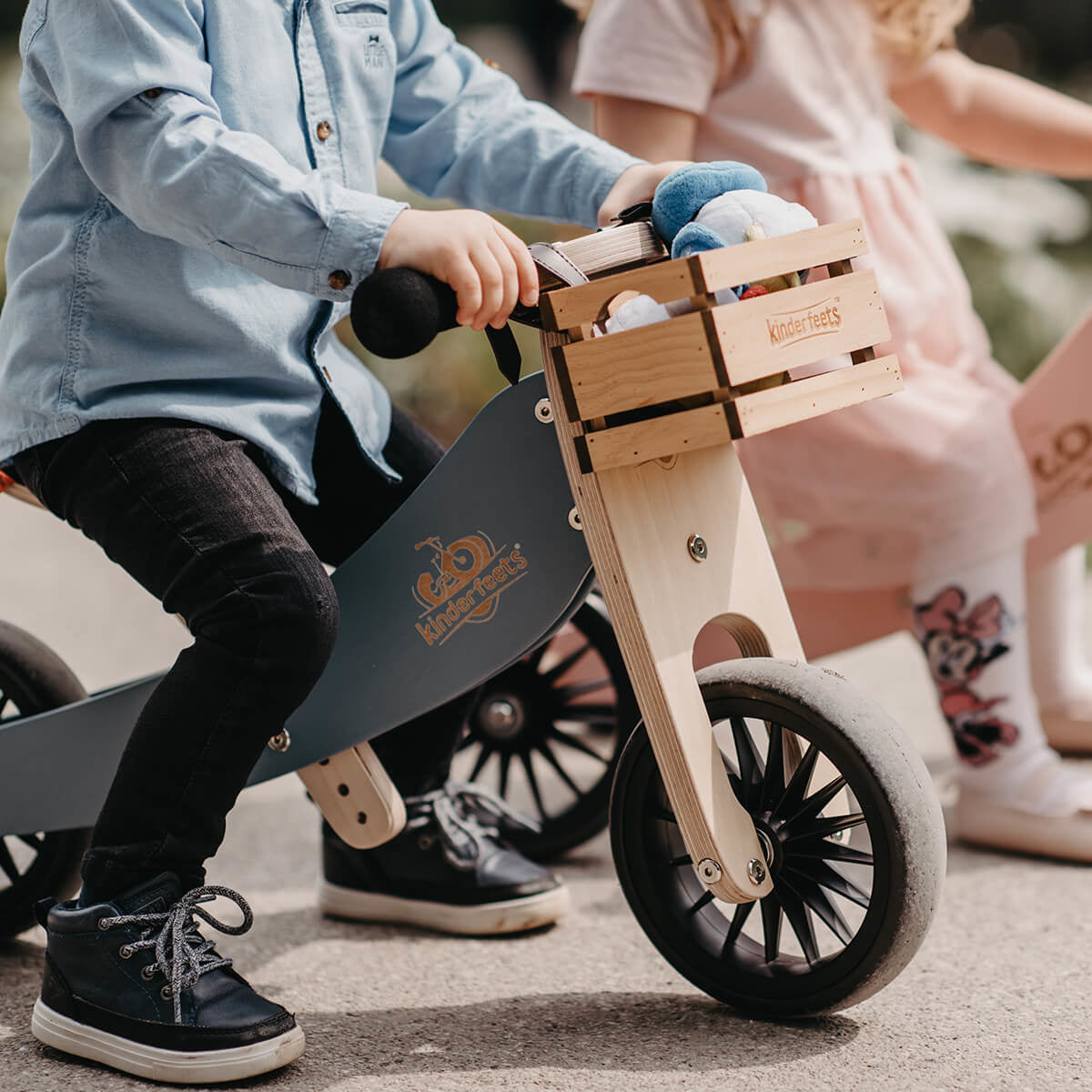 Kinderfeets® Lesen poganjalec Tiny Tot PLUS 2v1 Slate Blue Kinderfeets