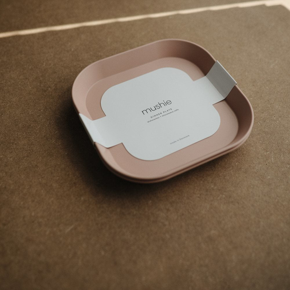 Mushie® Set dveh krožnikov Blush Mushie