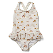 Liewood® Otroške enodelne kopalke Amara Rainbow Love Sandy 68/74 Liewood