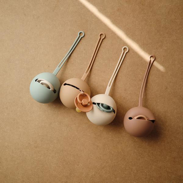 Mushie® Torbica za dudo Powder Blue Mushie