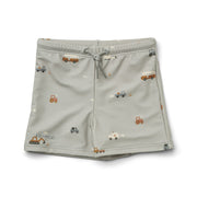 Liewood® Otroške kopalke Otto Vehicles/Dove Blue Mix 74/80 Liewood