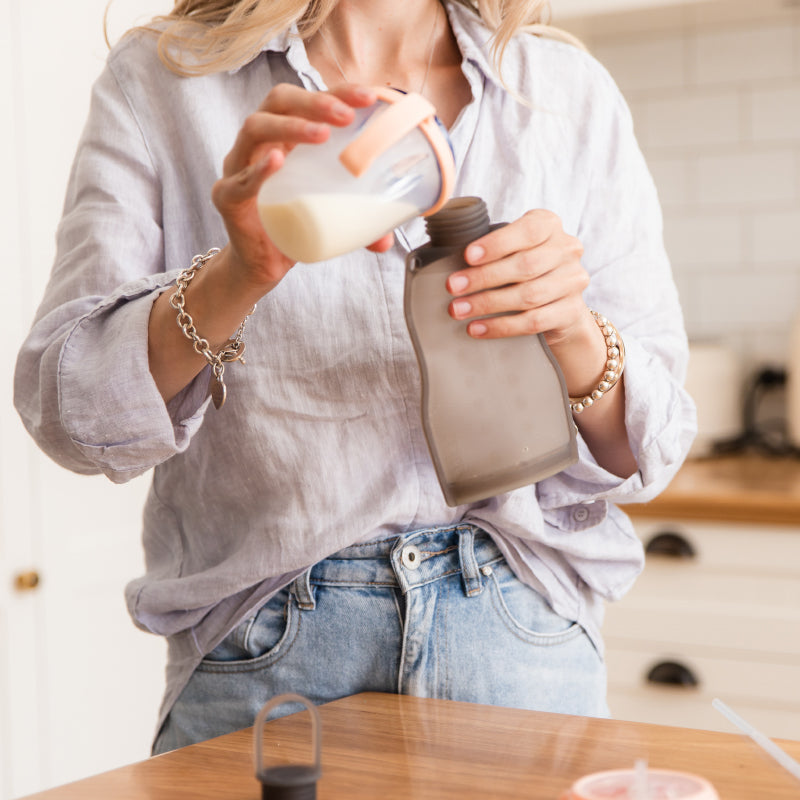 Haakaa® Silikonska vrečka za shranjevanje mleka 260ml 2 kosa Haakaa