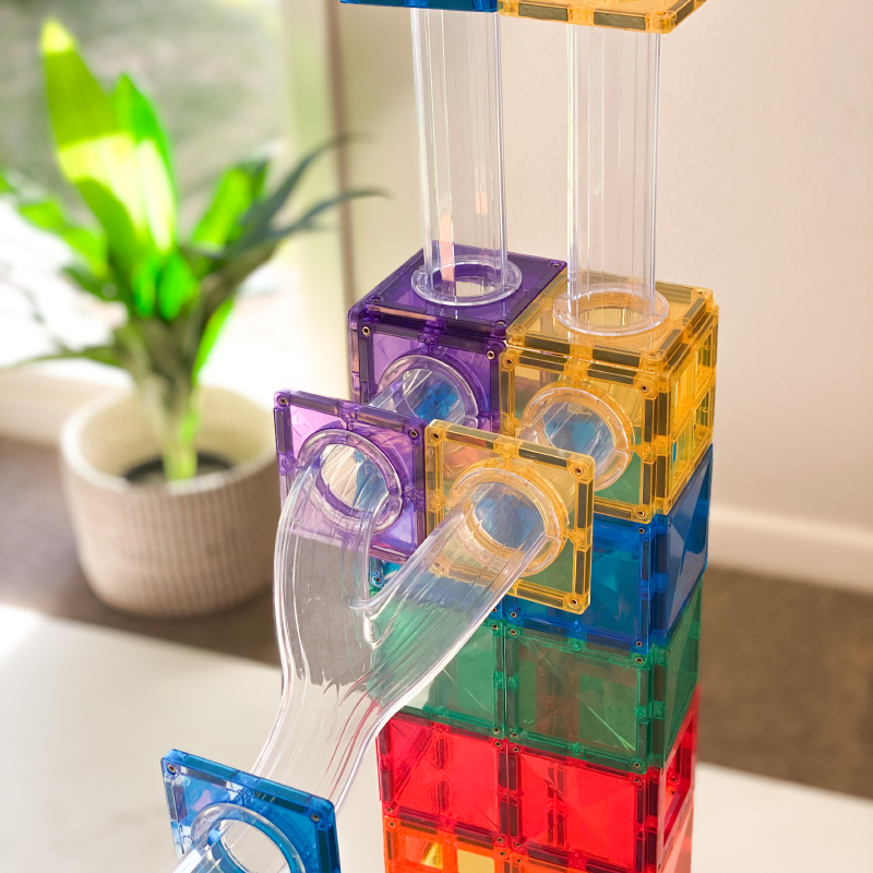 Connetix® Magnetne ploščice Ball Run Set 92-delni Connetix