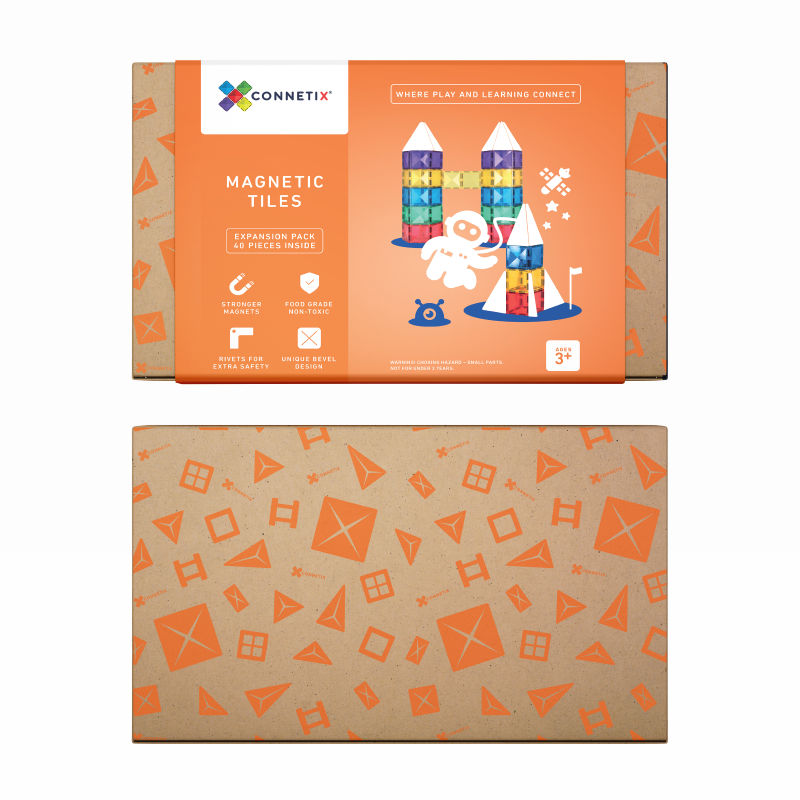 Connetix® Magnetne ploščice Expansion Pack 40-delni Connetix