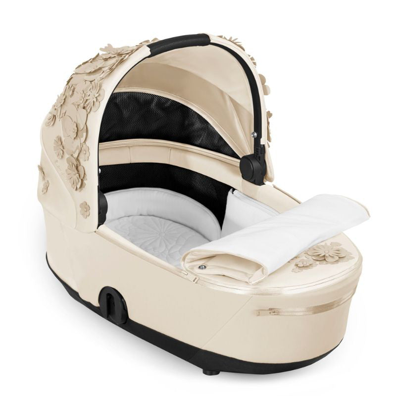 Cybex Fashion® Košara za novorojenčka Mios Lux Simply Flowers Nude Beige Cybex Fashion
