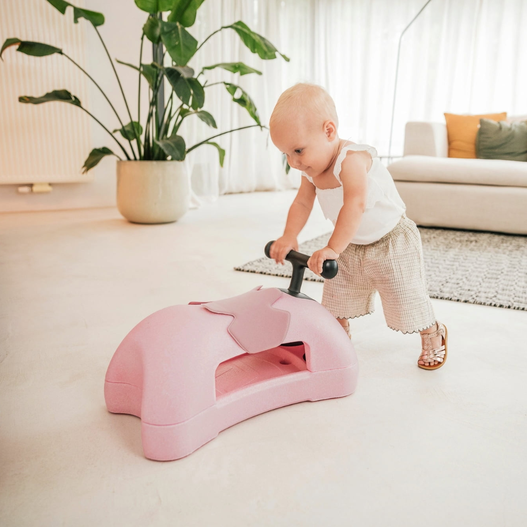 Scoot & Ride® Otroška hojica, poganjalec in deska My First 3v1 Rose Scoot & Ride