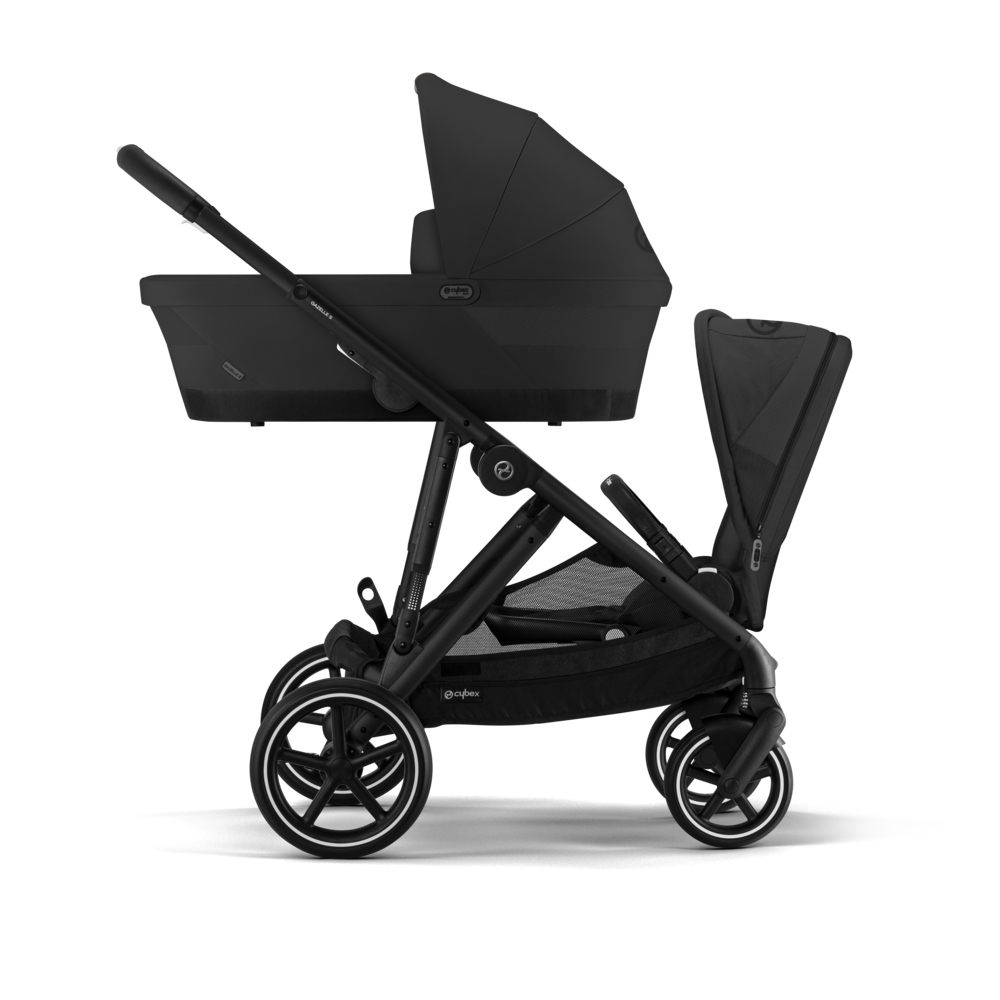 Cybex® Otroški voziček Gazelle™ S Moon Black (Black Frame) Cybex