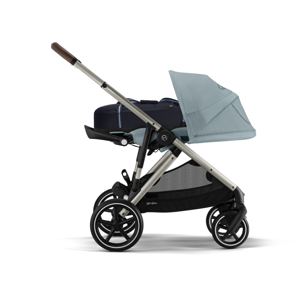 Cybex® Otroški voziček Gazelle™ Ocean Blue (Silver Frame) Cybex