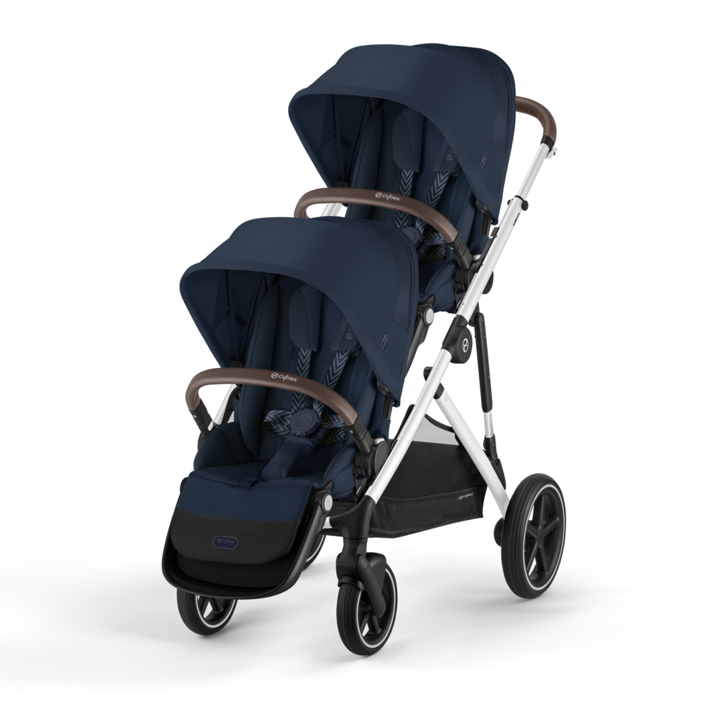 Cybex® Otroški voziček Gazelle™ Ocean Blue (Silver Frame) Cybex