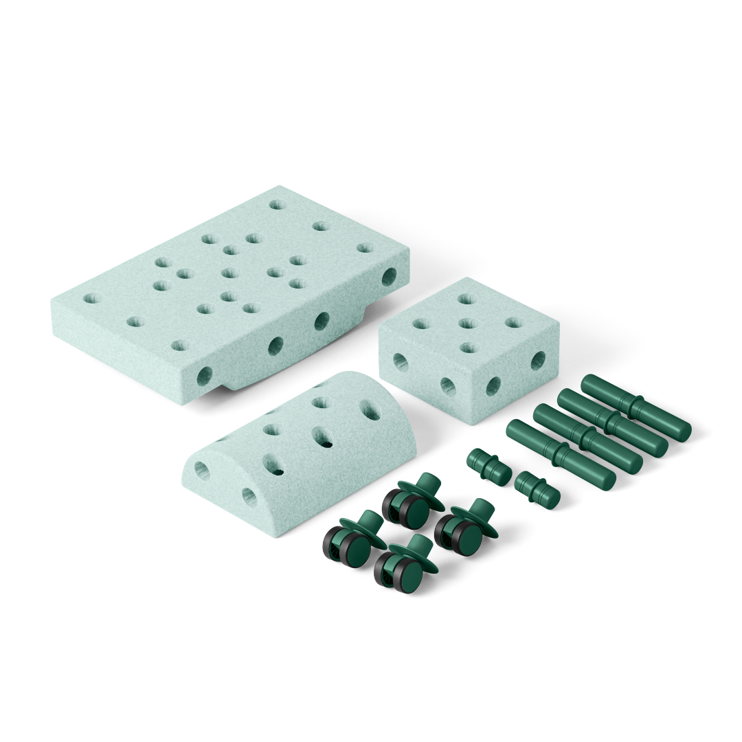 Modu® Curiosity Set - Ocean Mint/Forest Green Modu