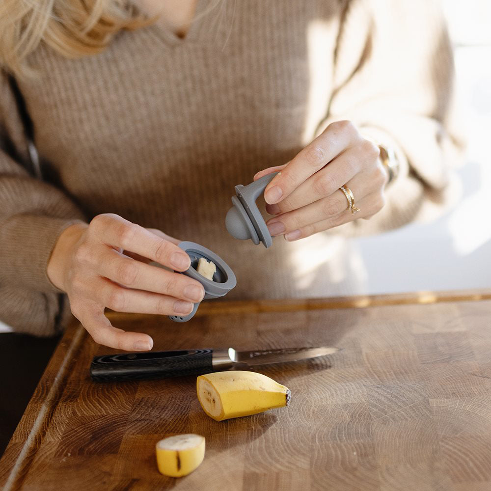 Mushie® Silikonska duda za hranjenje 2 kosa Cambridge Blue Mushie