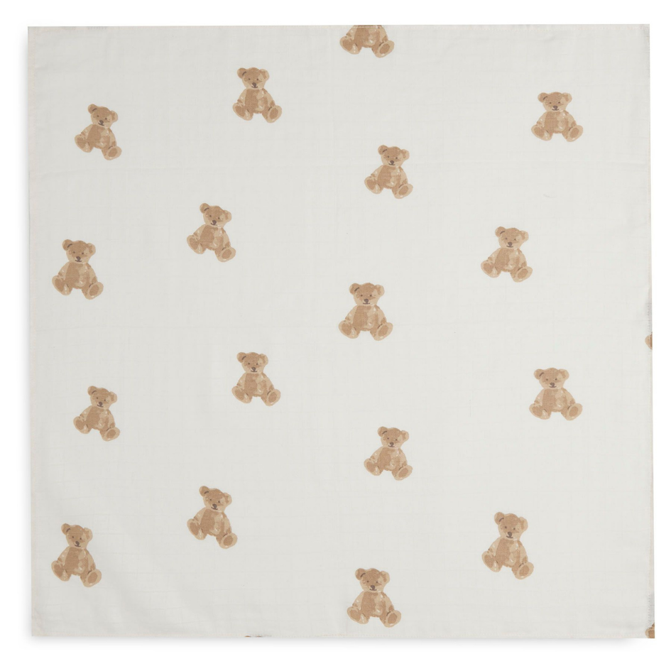 Jollein® Komplet 3 tetra pleničk Teddy Bear 70x70 Jollein