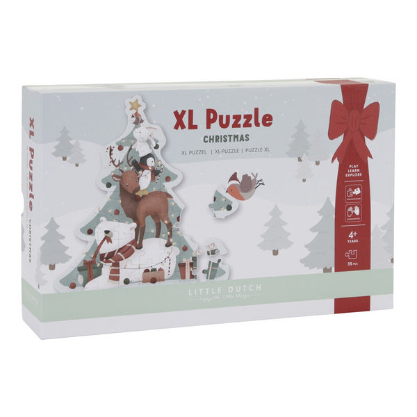 Little Dutch® Sestavljanka XL Christmas Little Dutch