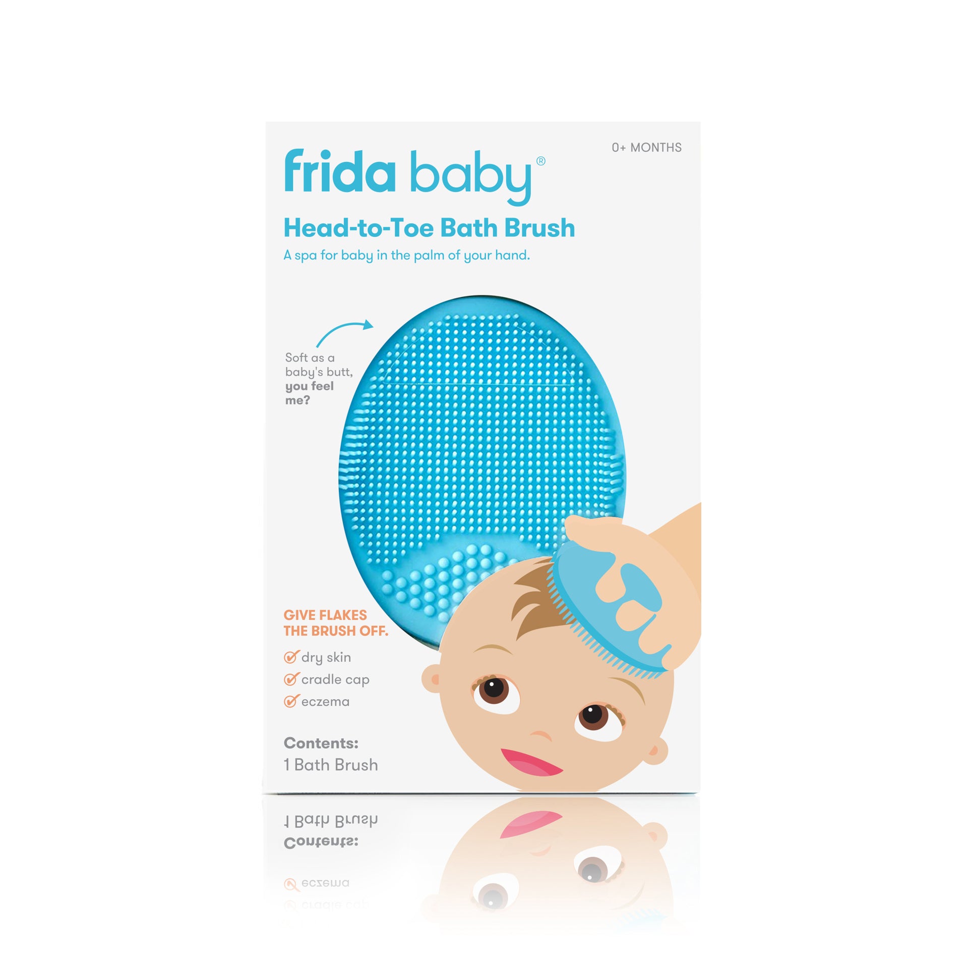 Fridababy® Silikonska ščetka za kopanje malčka Frida