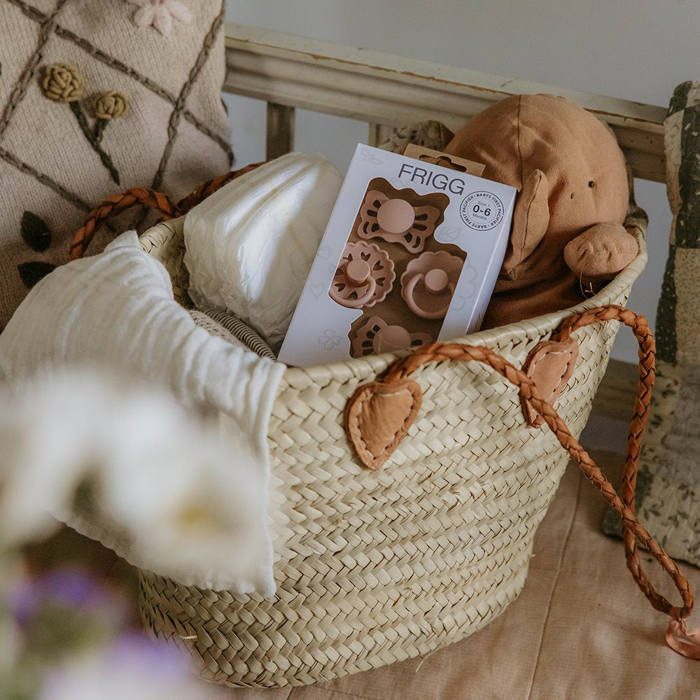 Frigg® Prvi komplet dud za novorojenčka Floral Heart Blush FRIGG