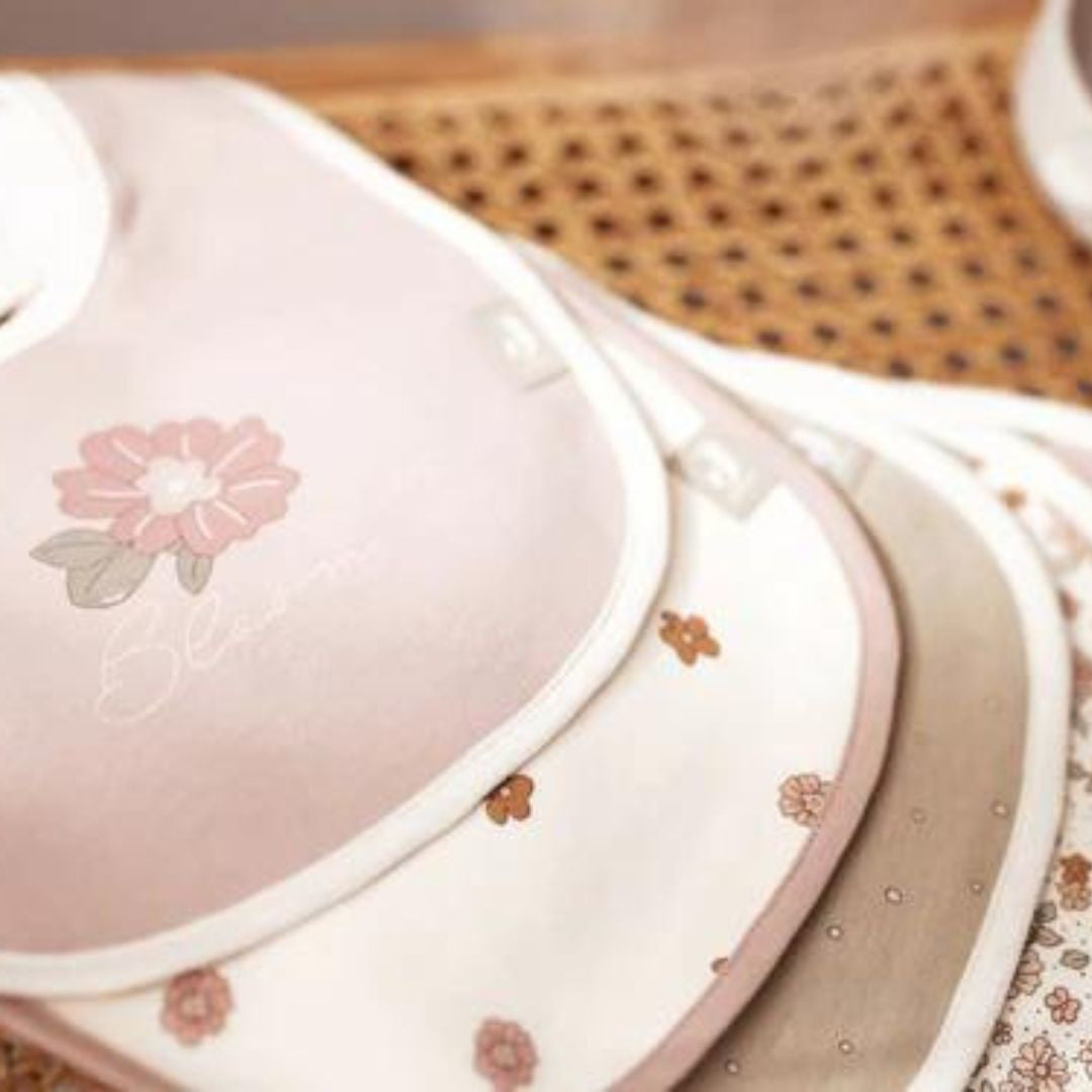 Jollein® Komplet slinčkov Retro Flowers 5 kosov Jollein