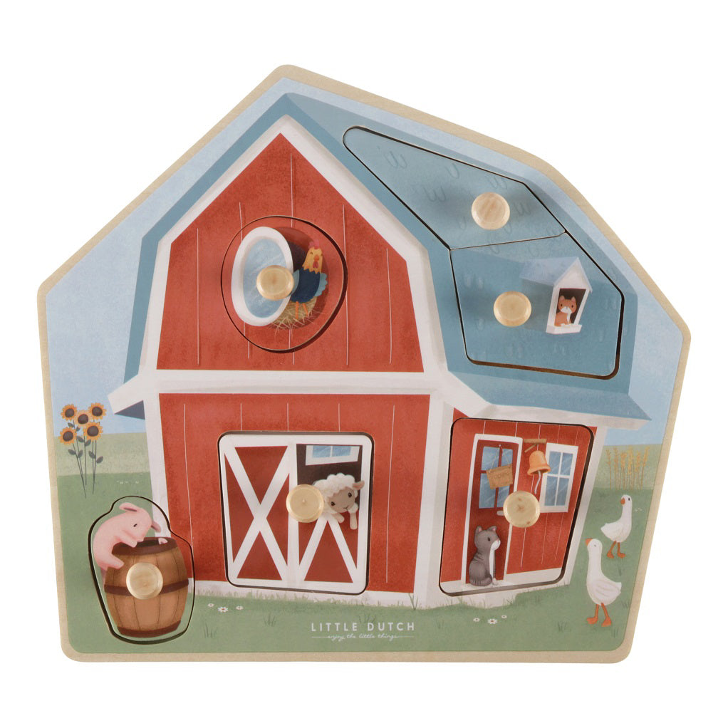 Little Dutch® Lesena sestavljanka Little Farm Little Dutch
