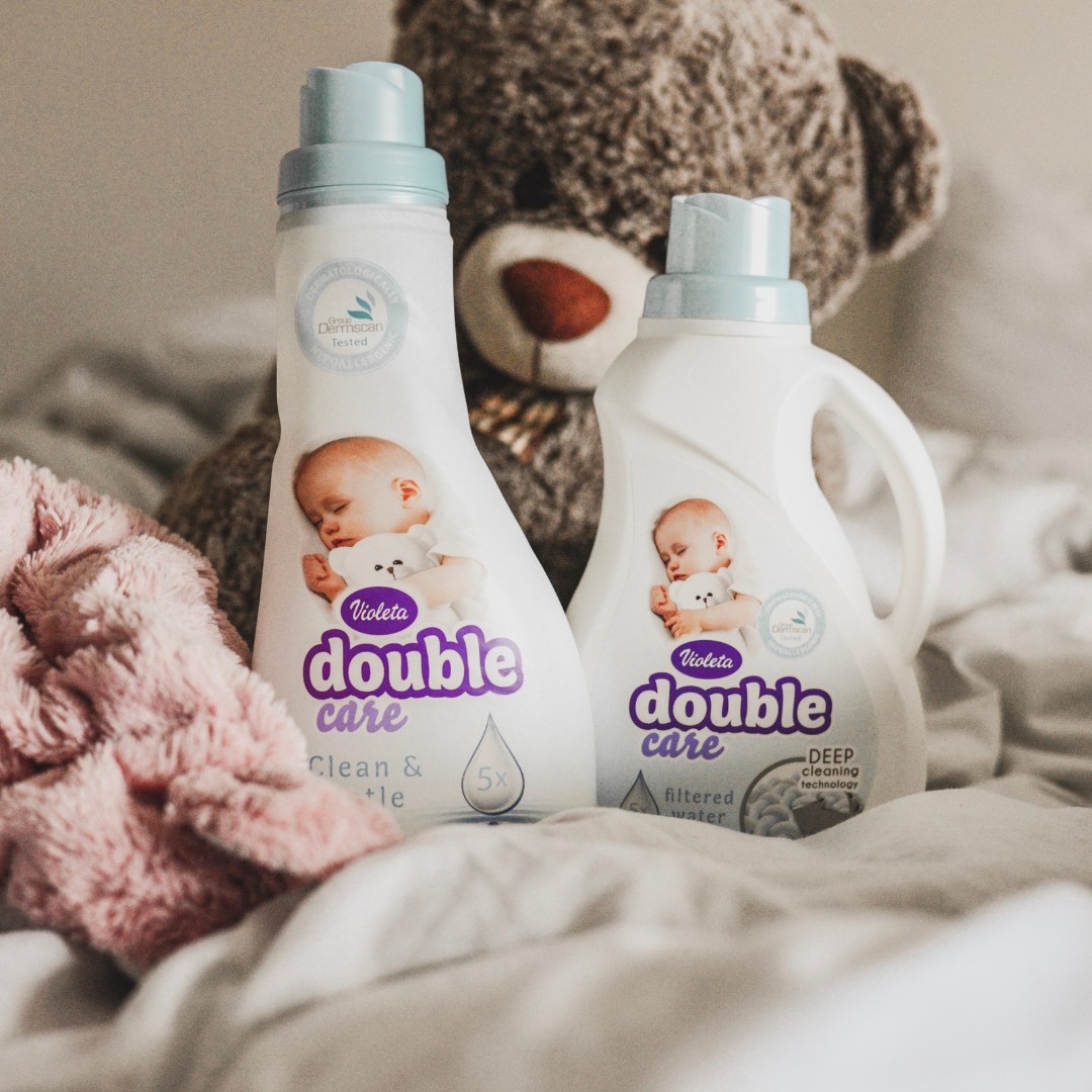 Violeta® Double Care Baby Detergent za perilo 1000ml Violeta