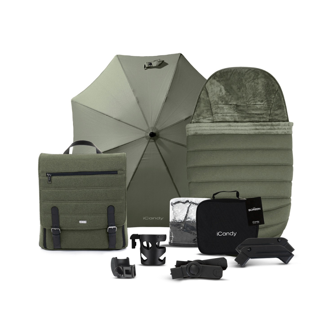 iCandy® Otroški voziček s košaro 2v1 Peach 7 Ivy Complete Bundle iCandy