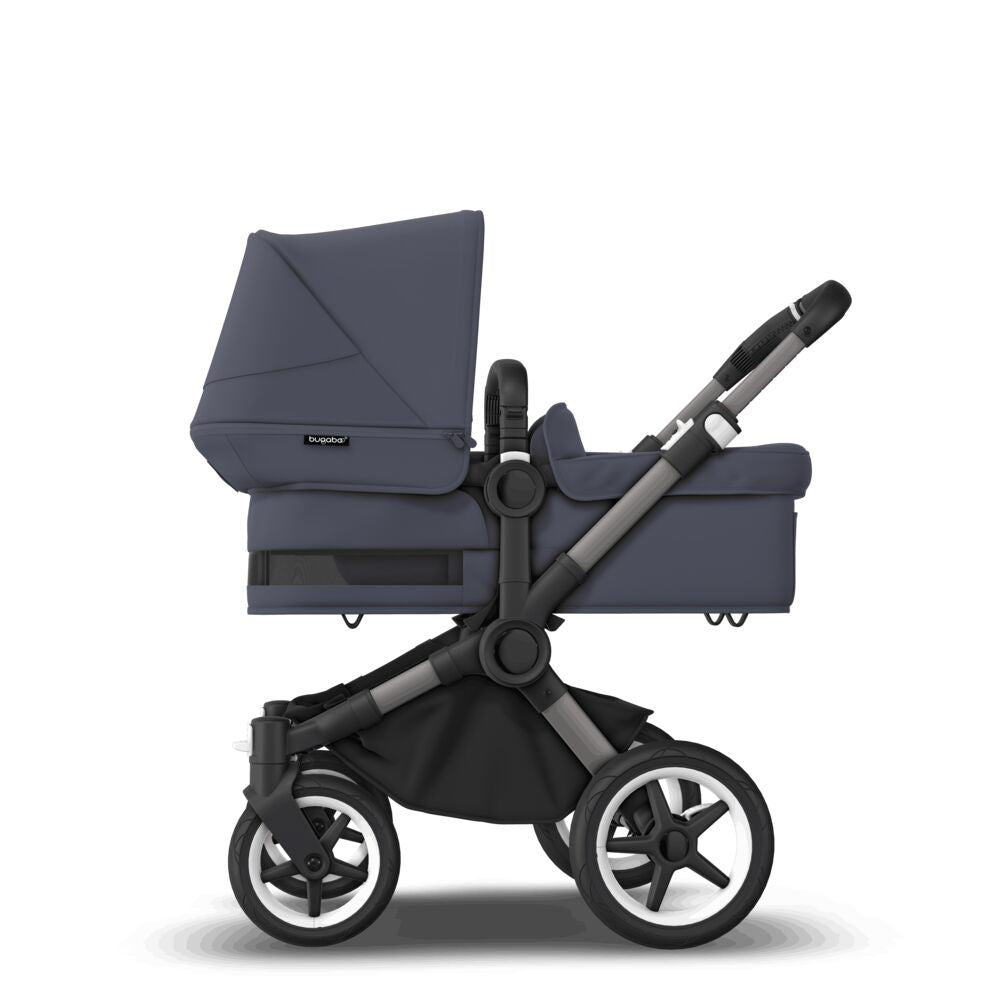 Bugaboo® Otroški voziček 2v1 DONKEY 5 Mono Complete Graphite/Stormy Blue Bugaboo