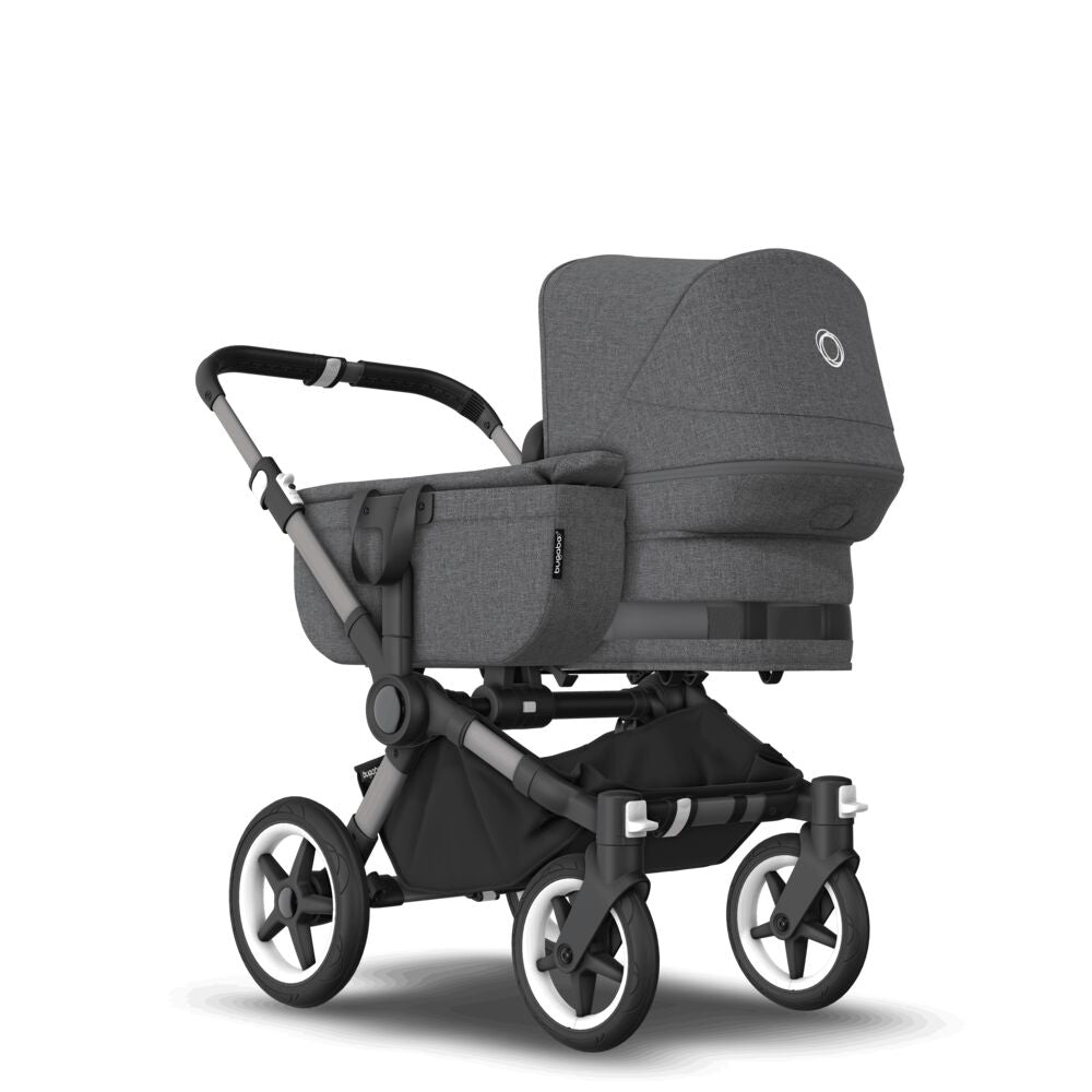 Bugaboo® Otroški voziček 2v1 DONKEY 5 Mono Complete Graphite/Grey Melange - Grey Melange Bugaboo