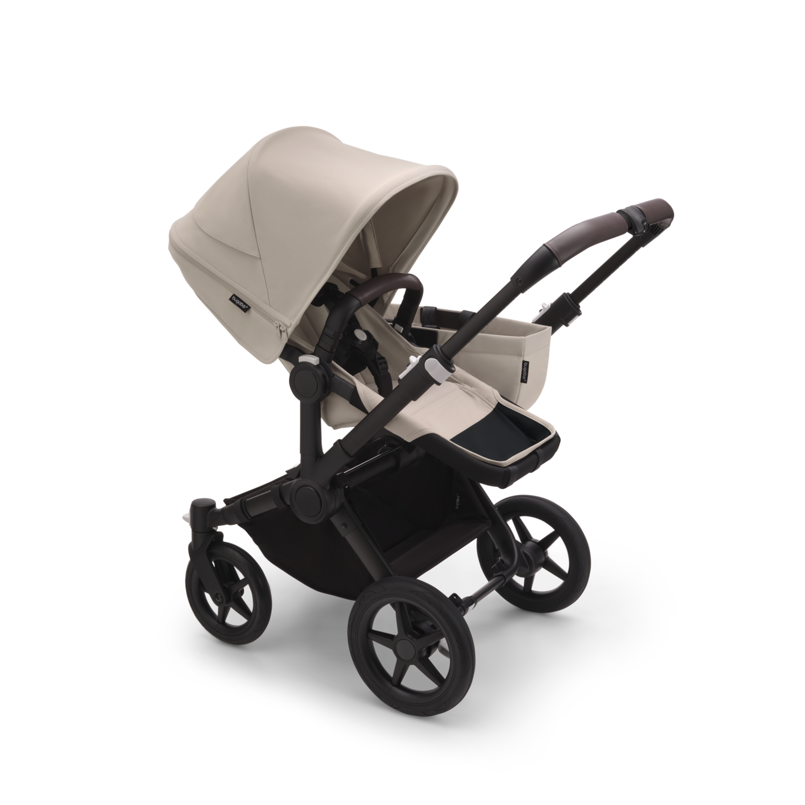 Bugaboo® Otroški voziček 2v1 DONKEY 5 Mono Complete Black/Desert Taupe - Desert Taupe Bugaboo