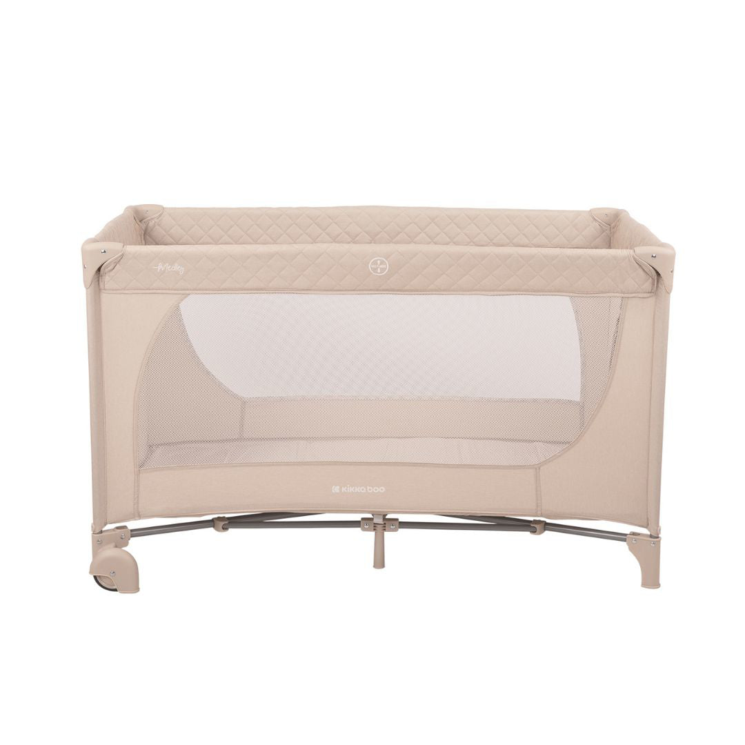 KikkaBoo® Prenosna posteljica 2 levels 125x65 Medley Beige KikkaBoo
