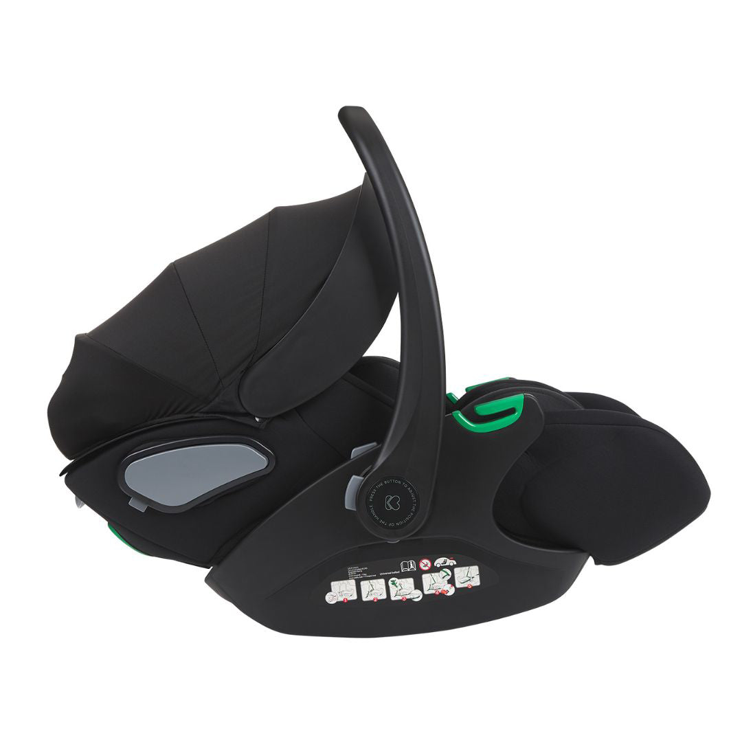 KikkaBoo® Otroški avtosedež / lupinica i-Trail i-SIZE (40-87 cm) Black (Kara/Lanah/Thea/Tiffany) KikkaBoo