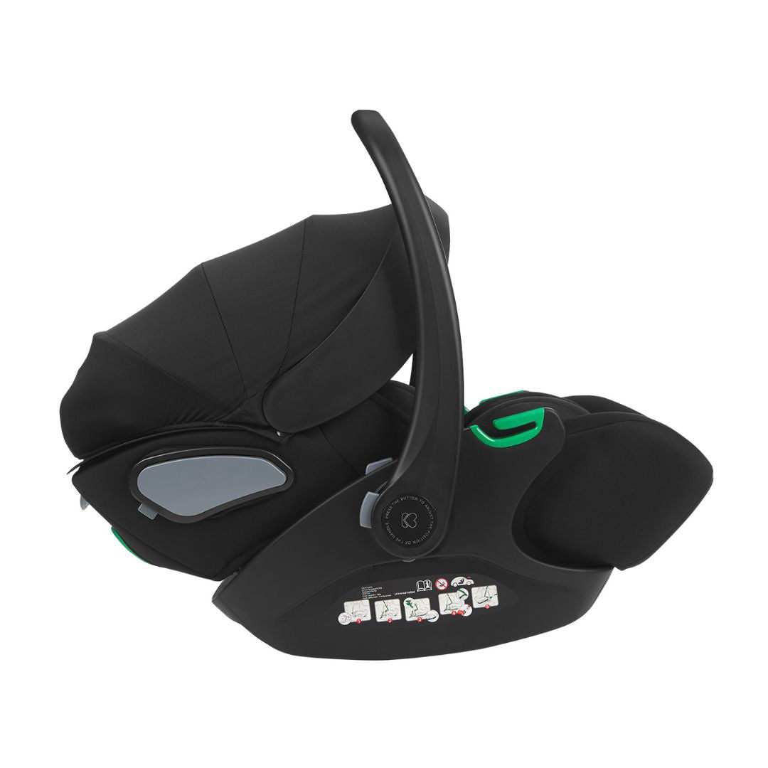 KikkaBoo® Otroški avtosedež / lupinica i-Trail i-SIZE (40-87 cm) Black (Kara/Lanah/Thea/Tiffany) KikkaBoo