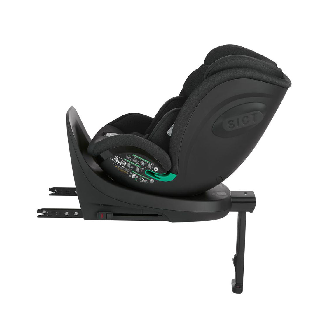 KikkaBoo® Otroški avtosedež 360° i-Twist i-SIZE (40-150 cm) Black KikkaBoo