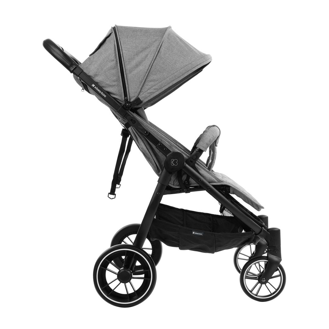 KikkaBoo® Otroški voziček za dvojčke Happy 2 Light Grey KikkaBoo