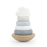 Label Label® Leseni obroči za zlaganje Blue Label Label