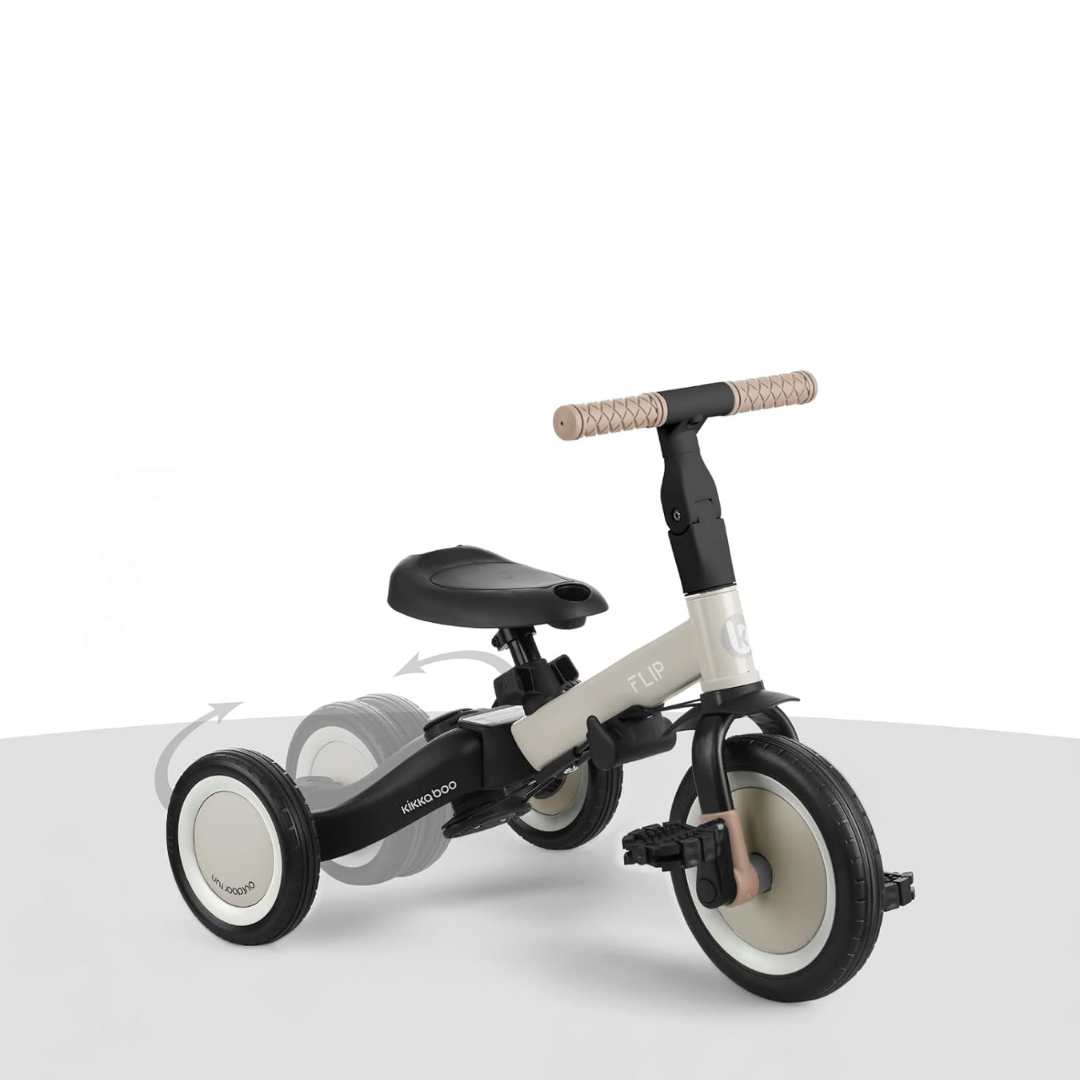 KikkaBoo® Otroški tricikel 5in1 Flip Beige KikkaBoo