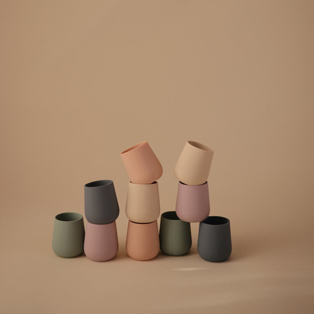 Mushie® Silikonski kozarček MINI Sippy Cup Soft Lilac Mushie