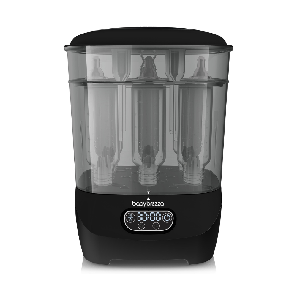 Baby Brezza® Parni sterilizator in sušilec stekleničk Sterilizer Dryer Advanced Black Baby Brezza
