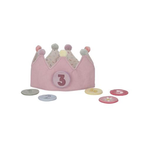 Little Dutch® Rojstnodnevna krona s številkami Pink Little Dutch