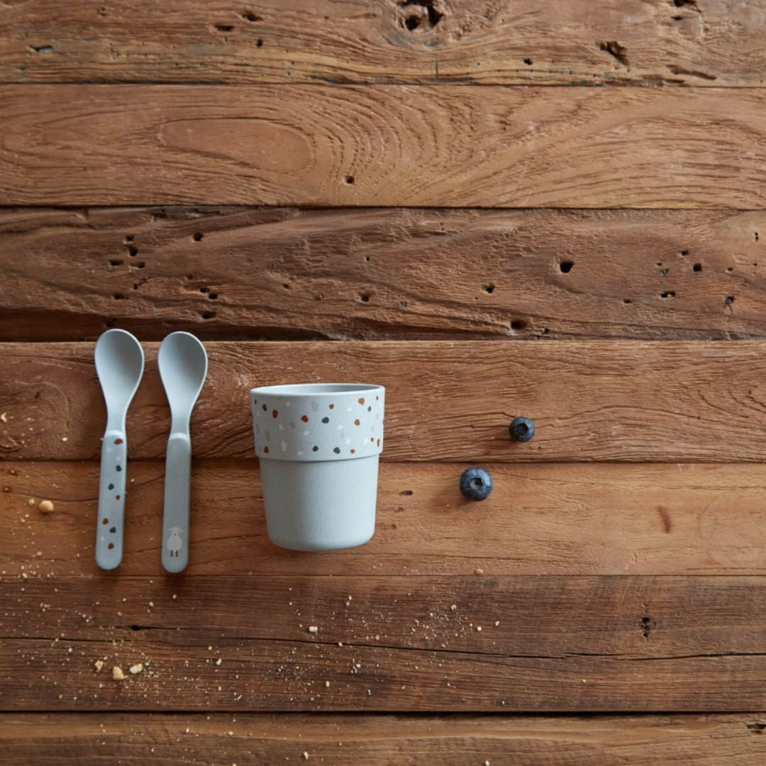 Lässig® Žlica 4 kos Tiny Farmer Sheep Blue Lässig