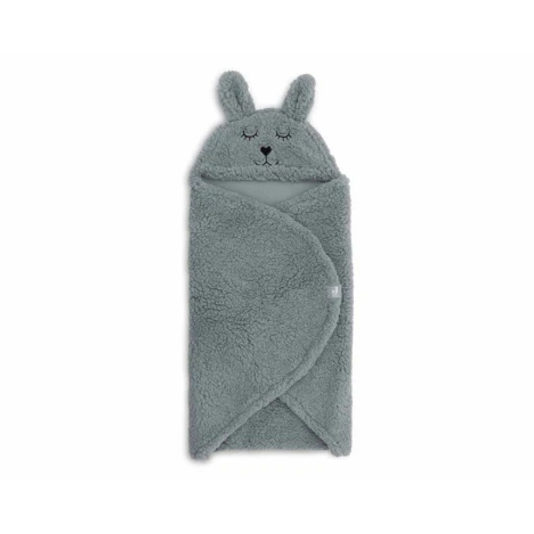 Jollein® Odeja za avtosedež Bunny Sea Green 105x100 Jollein