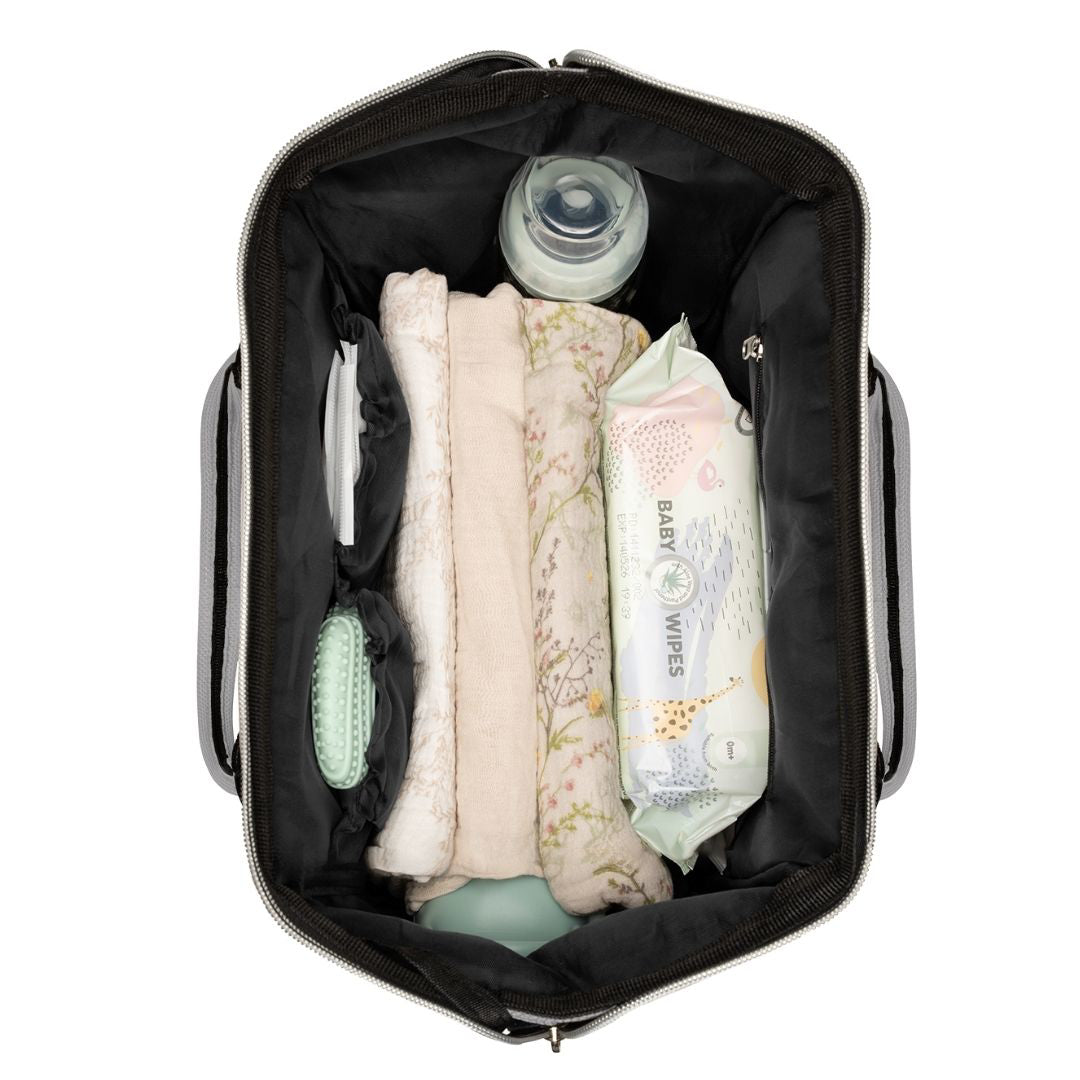 KikkaBoo® Previjalni nahrbtnik Siena Light Grey 2025 KikkaBoo