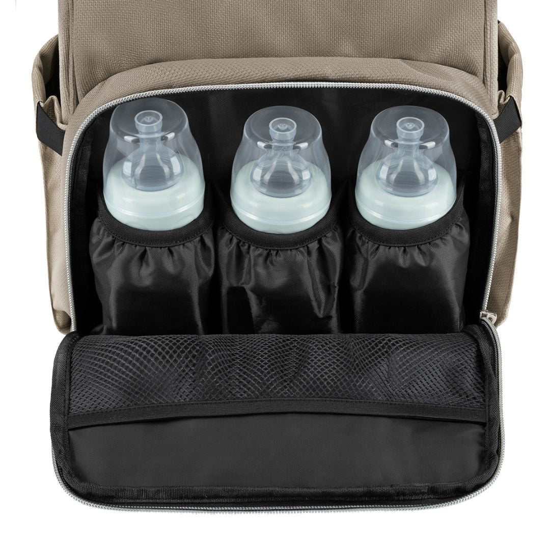 KikkaBoo® Previjalni nahrbtnik Siena Beige 2025 KikkaBoo