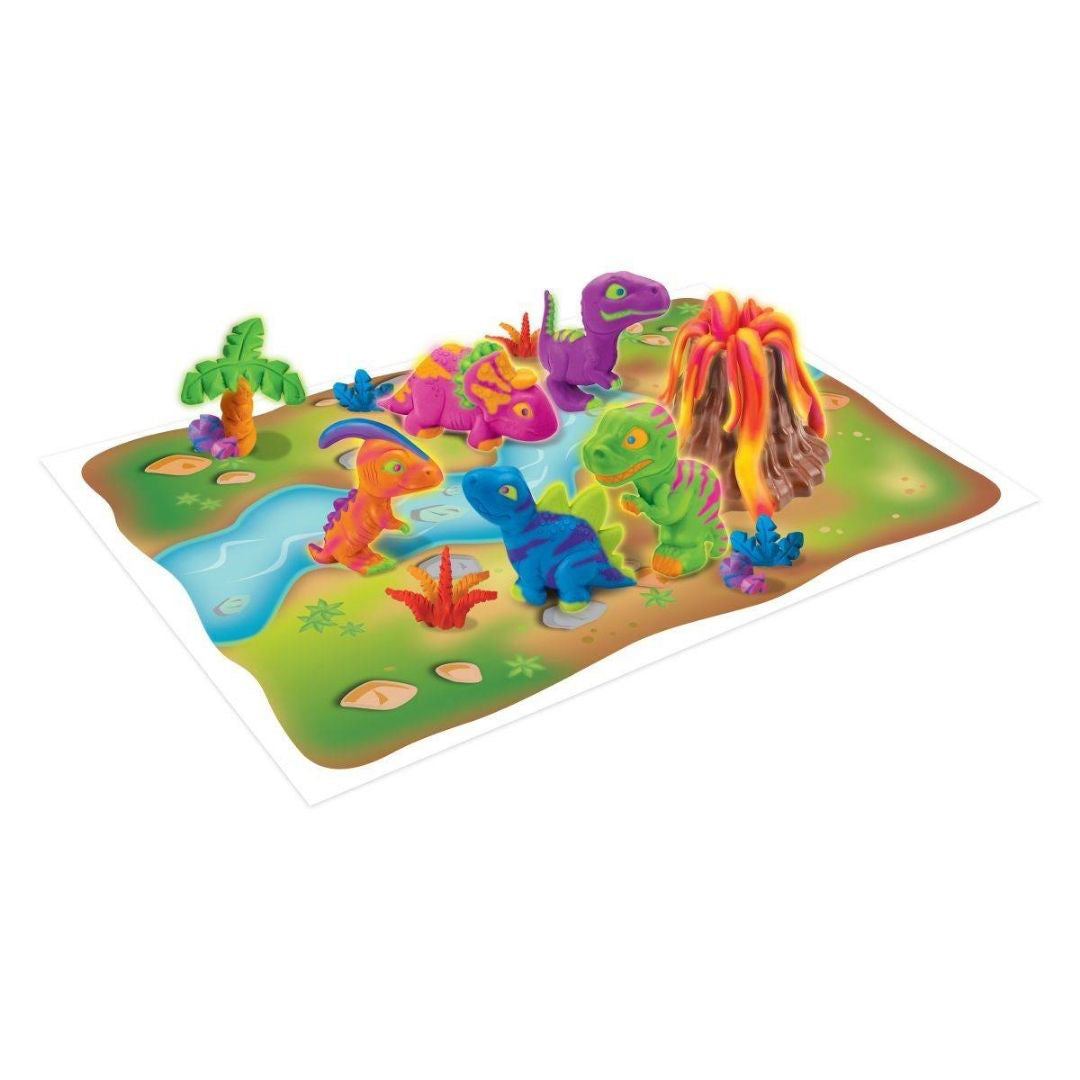 CrazArt® Otroški plastelin Dinozavri Softee Dough CrazArt