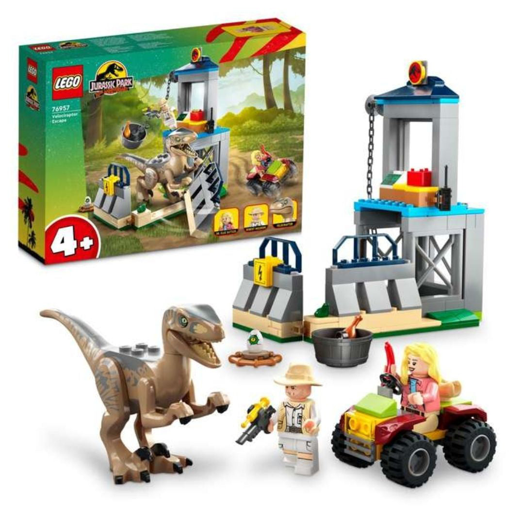 Lego® Jurassic World™ Pobeg velociraptorja Lego
