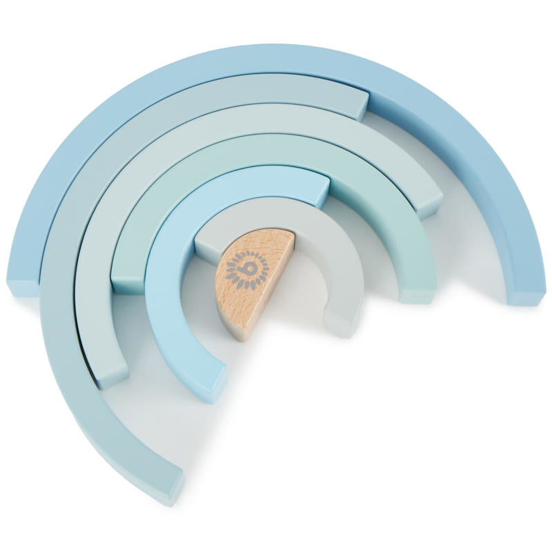 Bieco® Lesena mavrica Blue Bieco