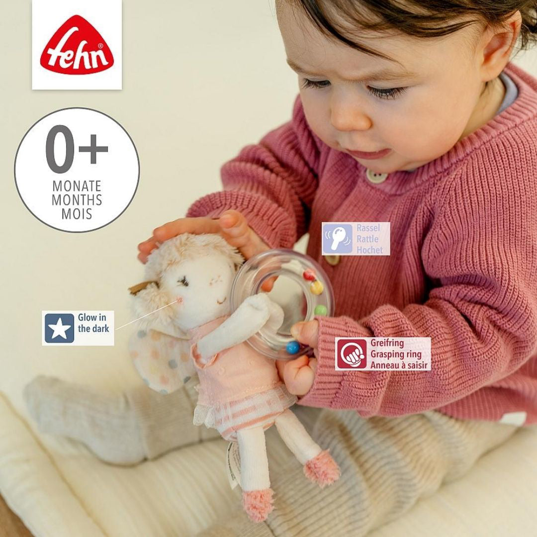 Fehn® Ropotuljica z obročem Fairy Fehn