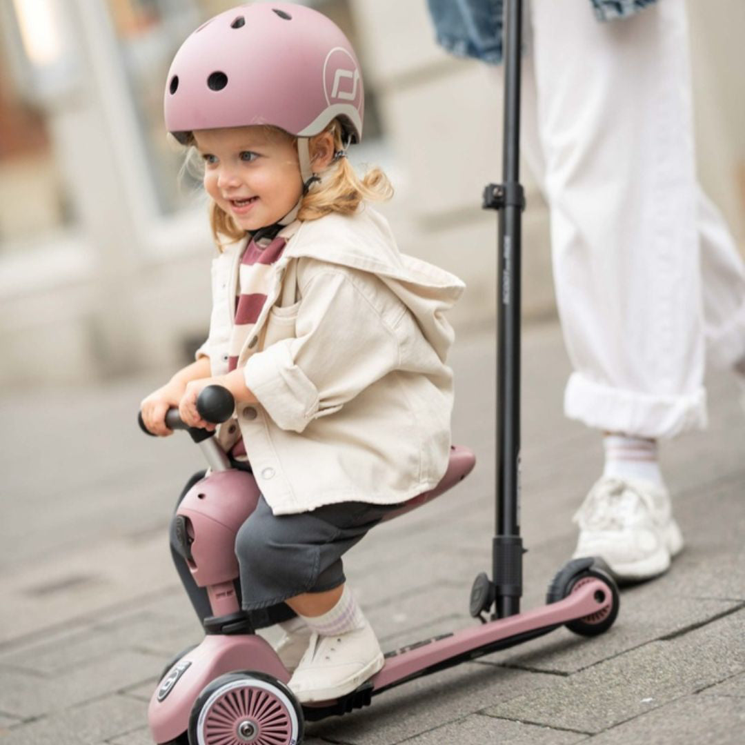 Scoot & Ride® Otroški poganjalec in skiro Highwaykick 1 Push and Go Wildberry Scoot & Ride