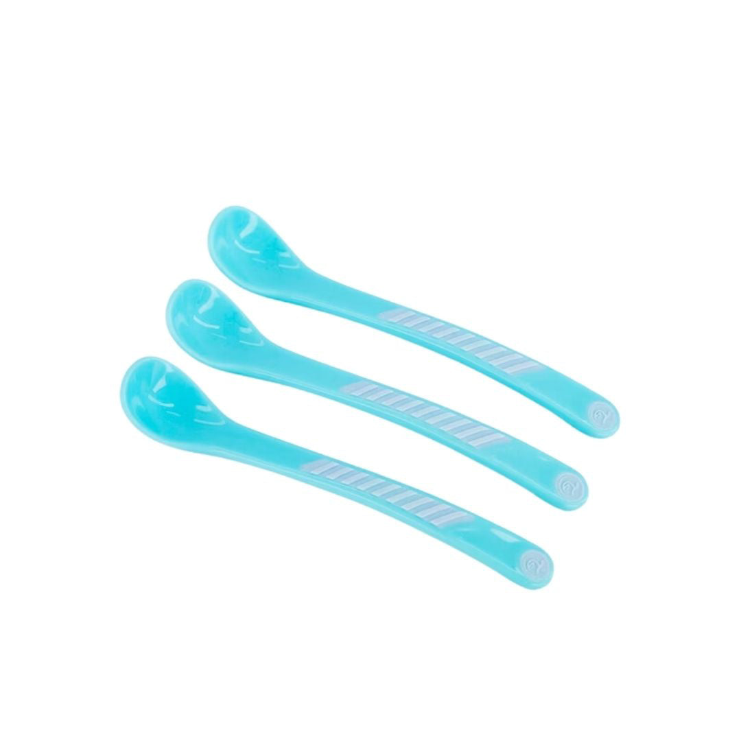 Twistshake® Žlička 3 kos (6+m) Pastel Blue Twistshake