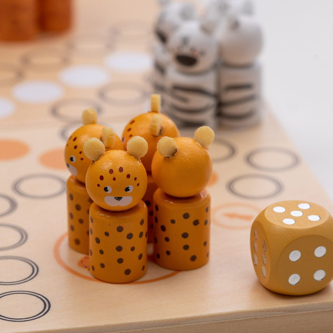 Free2Play® Lesena družabna igra Človek, ne jezi se Free2Play