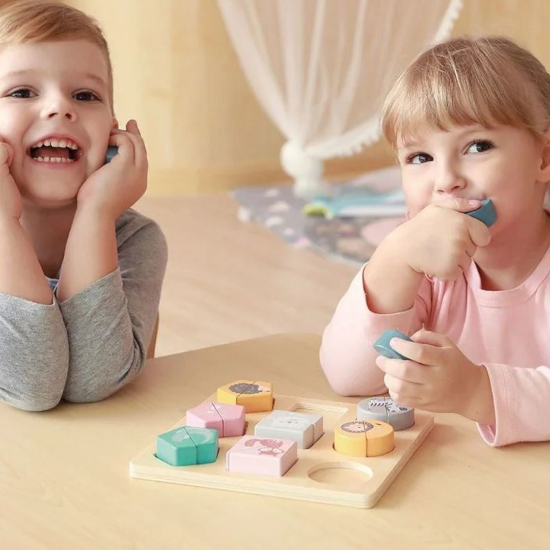 PolarB® Lesena vstavljanka sestavi žival PolarB