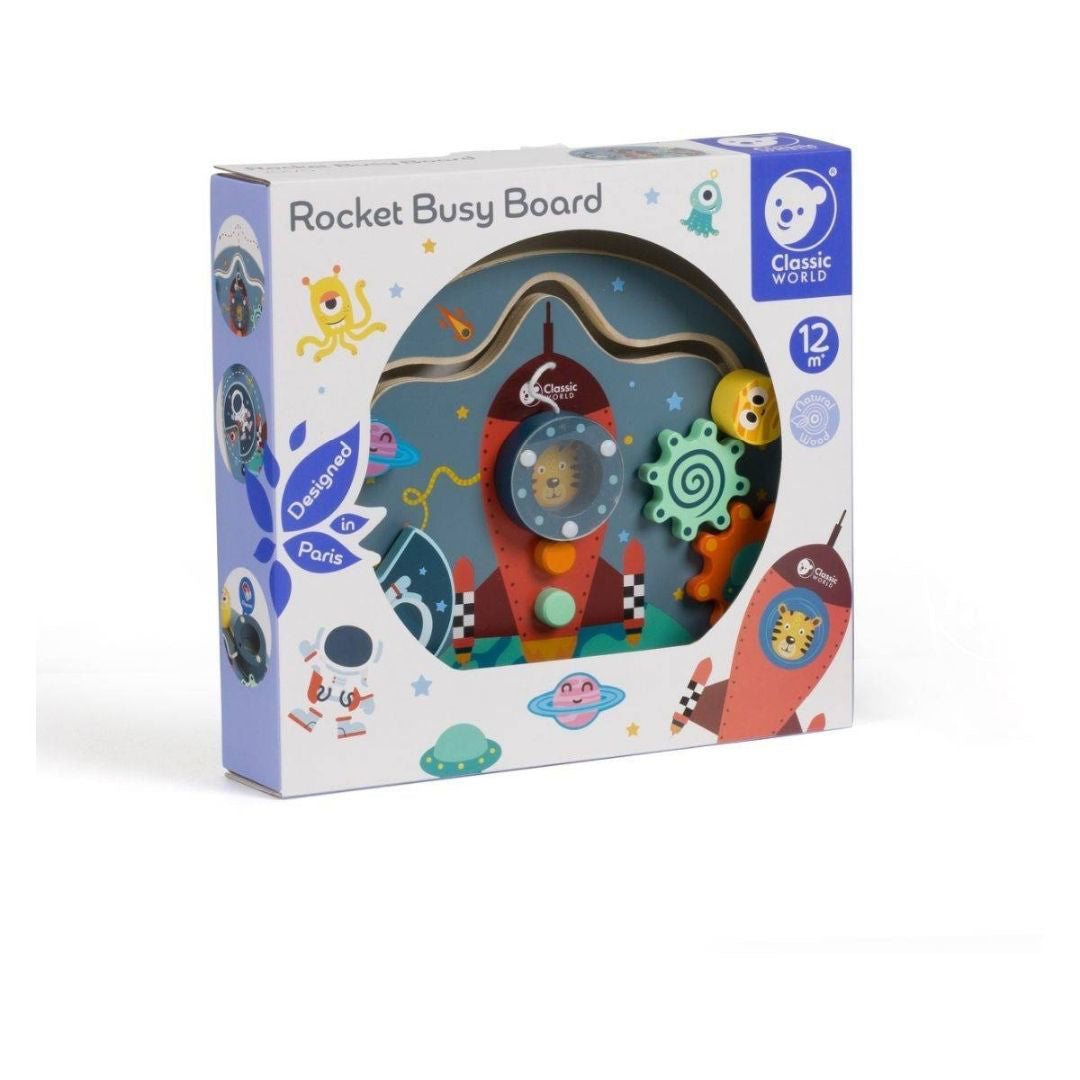 Classic World® Lesena aktivnostna tabla Vesolje Classic World